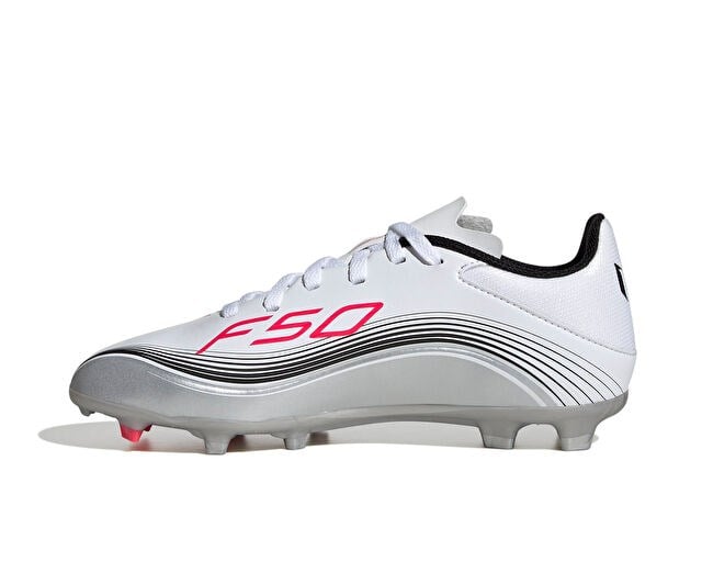 ADIDAS F50 MESSI LEAGUE FG/MG J Çocuk Çoklu Çim Zemin Kramponu JP7454 Beyaz