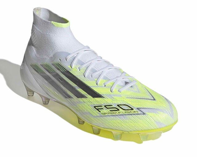 ADIDAS F50 SPARKFUSION ELITE Unisex Çoklu Çim Zemin Kramponu JR6474 Beyaz