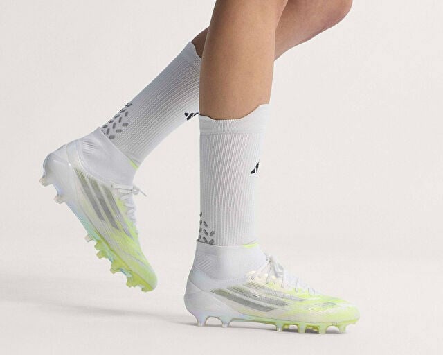 ADIDAS F50 SPARKFUSION ELITE Unisex Çoklu Çim Zemin Kramponu JR6474 Beyaz