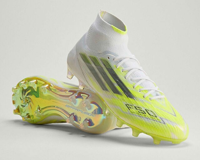 ADIDAS F50 SPARKFUSION ELITE Unisex Çoklu Çim Zemin Kramponu JR6474 Beyaz