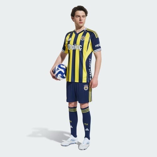adidas Fenerbahçe 25-26 Erkek Lacivert Futbol İç Saha Şortu.-