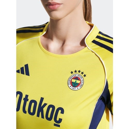 adidas Fenerbahçe 25-26 Kadın Sarı Futbol Deplasman Forması.-