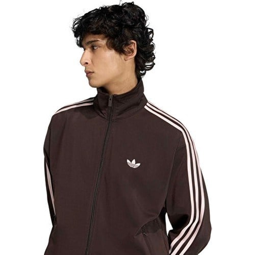 Adidas Firebird Tt Erkek Günlük Ceket KD8309 Kahverengi