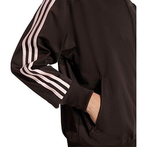 Adidas Firebird Tt Erkek Günlük Ceket KD8309 Kahverengi