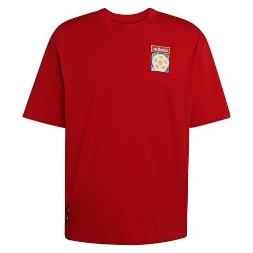 Adidas Flag Gfx Ss T Erkek Günlük Tişört KC7914 Kırmızı