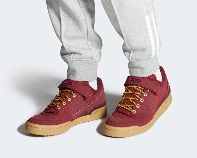 ADIDAS FORUM LOW Erkek Günlük Ayakkabı GX7077 Kırmızı