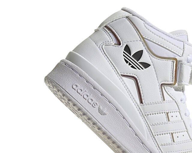 ADIDAS FORUM MID J Genç Günlük Ayakkabı HQ6844 Beyaz
