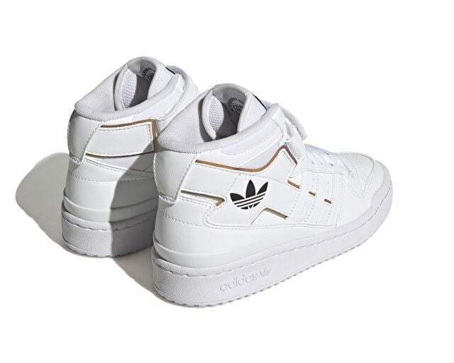 ADIDAS FORUM MID J Genç Günlük Ayakkabı HQ6844 Beyaz