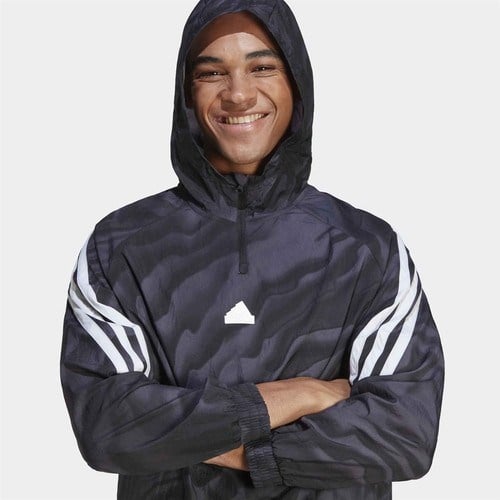 adidas Future Icons Allover Print Erkek Sweatshirt