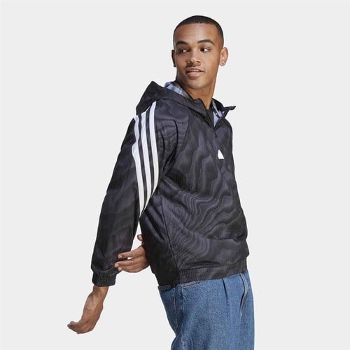 adidas Future Icons Allover Print Erkek Sweatshirt
