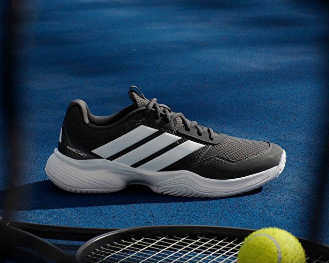 ADIDAS GAMECOURT 3 M Unisex Tenis Ayakkabısı KI3598 Siyah
