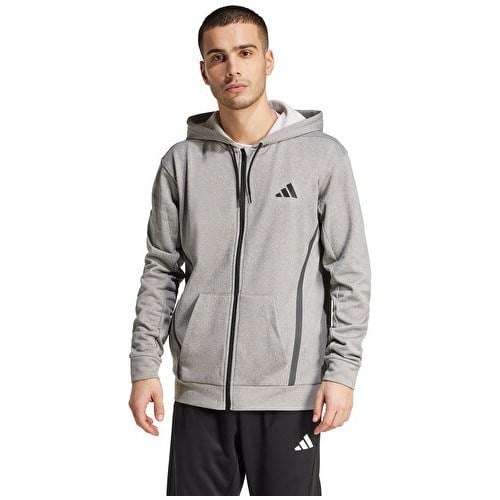 Adidas Gg Fz Hd Erkek Antrenman Ceketi JC5697 Gri