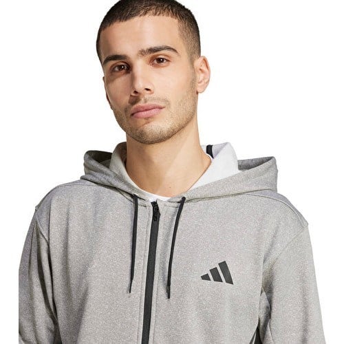 Adidas Gg Fz Hd Erkek Antrenman Ceketi JC5697 Gri