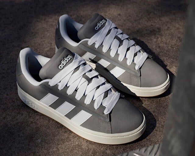 ADIDAS GRAND COURT ALPHA 00S Erkek Günlük Ayakkabı JR0542 Gri