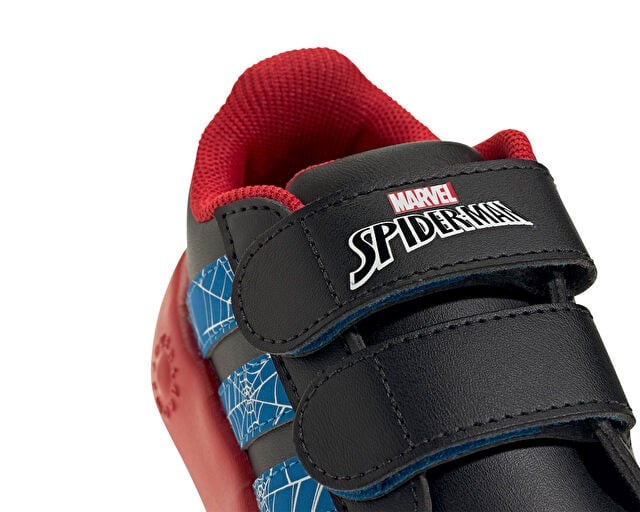 ADIDAS GRAND COURT SPIDER-MAN CF I Bebek Günlük Ayakkabı JQ7828 Siyah