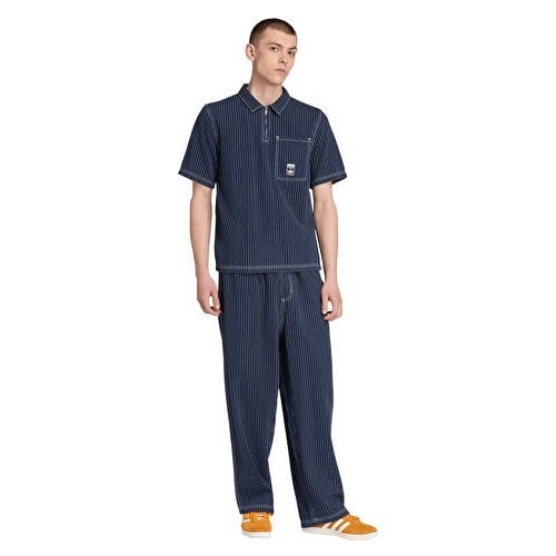 Adidas Graphic Lo Sh Erkek Günlük Tişört JW0169 Mavi