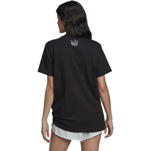 adidas Graphic Tee Kadın Günlük Tişört HK5074 Siyah