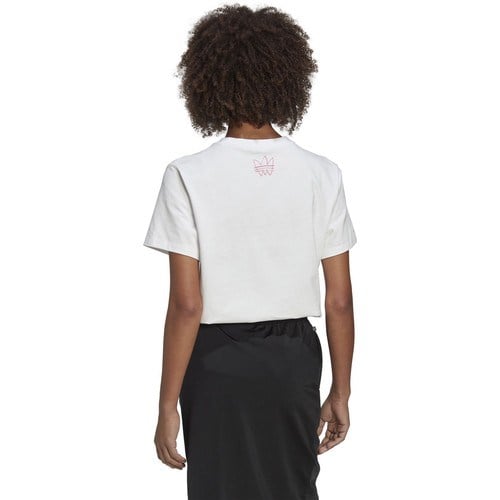 adidas Graphic Tee Kadın Günlük Tişört HK5072 Beyaz