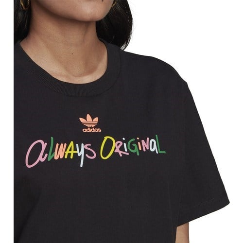 adidas Graphic Tee Kadın Günlük Tişört HK5074 Siyah