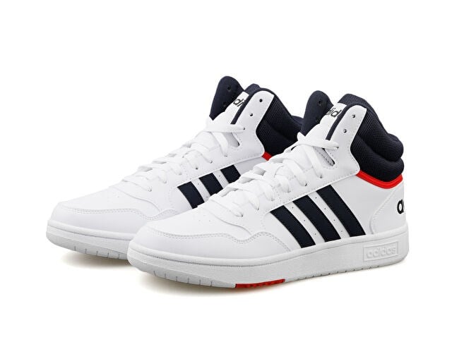 ADIDAS HOOPS 3.0 MID Erkek Günlük Ayakkabı GY5543 Beyaz