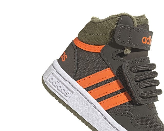 ADIDAS HOOPS MID 3.0 AC I Bebek Günlük Ayakkabı GW4480 Haki