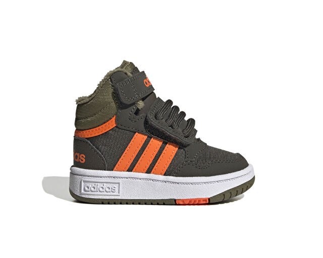 ADIDAS HOOPS MID 3.0 AC I Bebek Günlük Ayakkabı GW4480 Haki