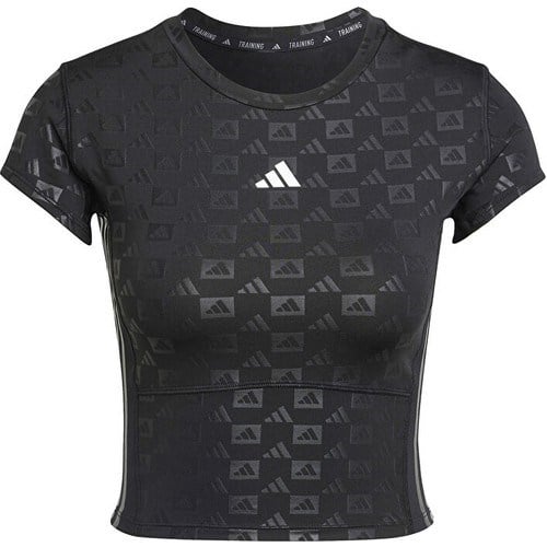 adidas Hyglm T Q4 Kadın Antrenman Tişörtü IK5503 Siyah