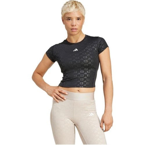 Adidas Hyglm T Q4 Kadın Siyah Tişört IK5503