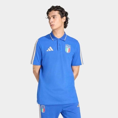 adidas İtalya Dna Erkek Mavi Polo.-