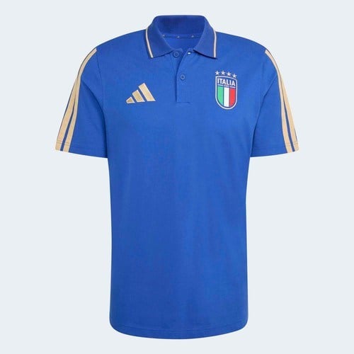 adidas İtalya Dna Erkek Mavi Polo.-