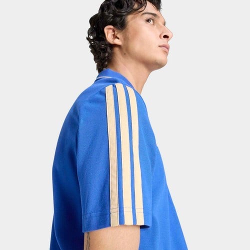 adidas İtalya Dna Erkek Mavi Polo.-
