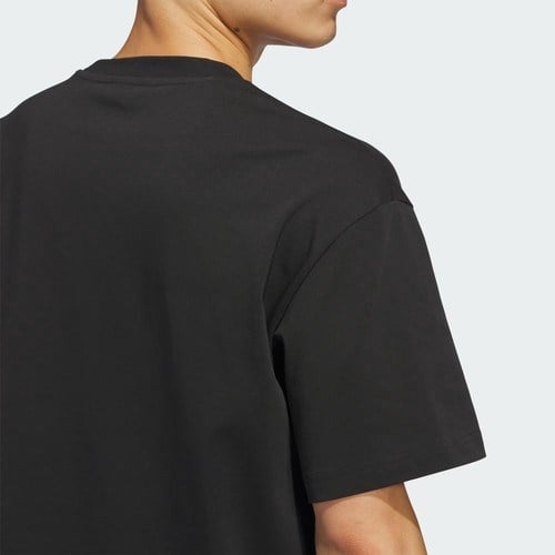 Adidas Jabbar Gfx Q1 Erkek Tişört Regular Fit Pamuk - Polyester Siyah Renkli Kısa Kol