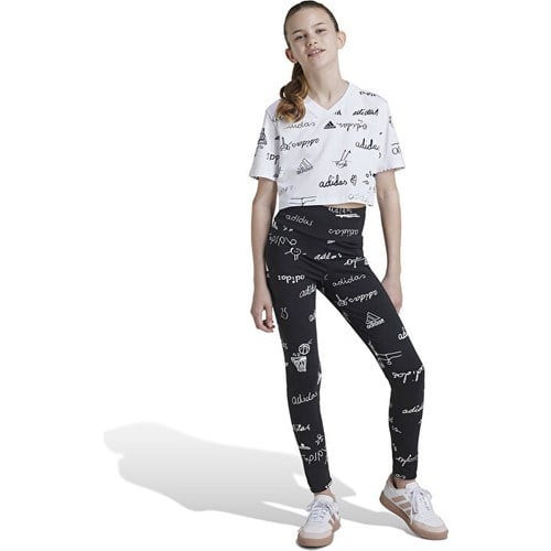 adidas Jg Bluv Tig Çocuk Günlük Tayt IV9450 Siyah