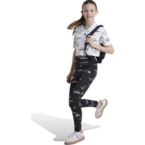 adidas Jg Bluv Tig Çocuk Günlük Tayt IV9450 Siyah