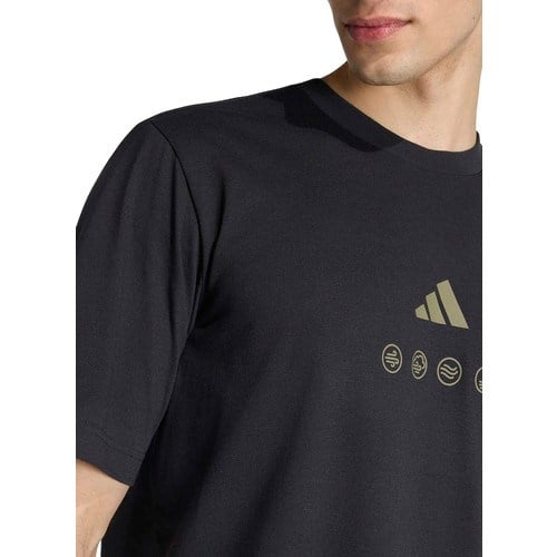 Adidas JZ7516 M Ct Ill Q2 T Siyah Bisiklet Yaka Normal Baskılı Erkek T-Shirt
