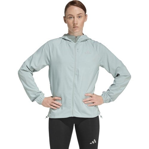 Adidas KA0255 Run Ess Jkt W Mavi Normal Düz Kadın Zip Ceket