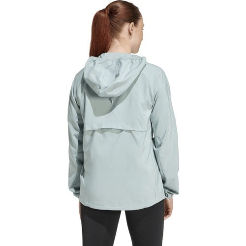 Adidas KA0255 Run Ess Jkt W Mavi Normal Düz Kadın Zip Ceket