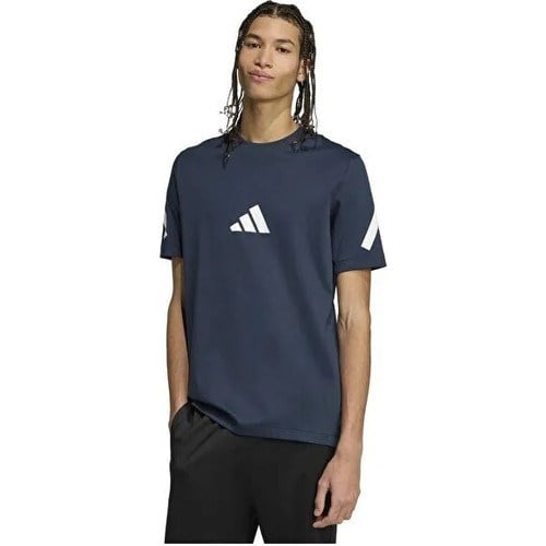 Adidas Kadın T-Shirt W Z.n.e. Tee JW7749 Lacivert Nefes Alabilir Kumaş ve Şık Tasarım