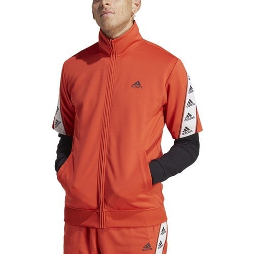 adidas Kapüşon Yaka Kırmızı Erkek Sweatshirt IB8414 M Short Ts Tt