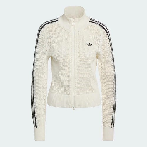 Adidas Knitted Crochet Firebird Kadın Sweatshirt