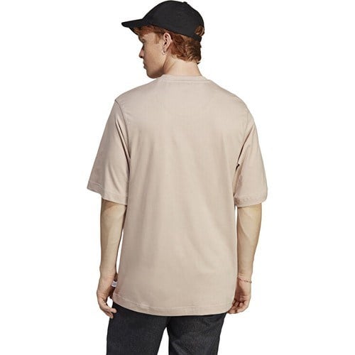 adidas M Caps Tee Erkek Günlük Tişört IC4101 Bej