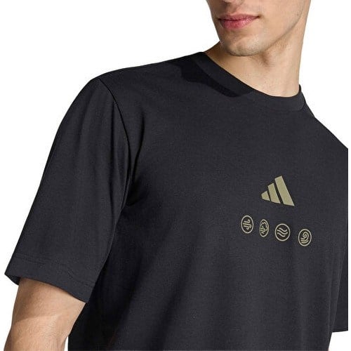 Adidas M Ct Ill Q2 T Erkek Günlük Tişört JZ7516 Siyah