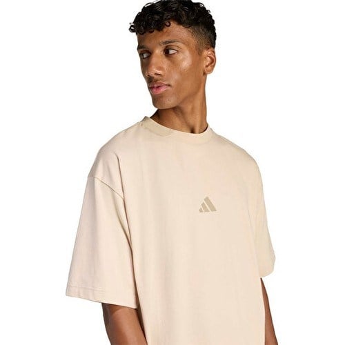 Adidas M Fi Sl T Erkek Günlük Tişört KD7648 Krem