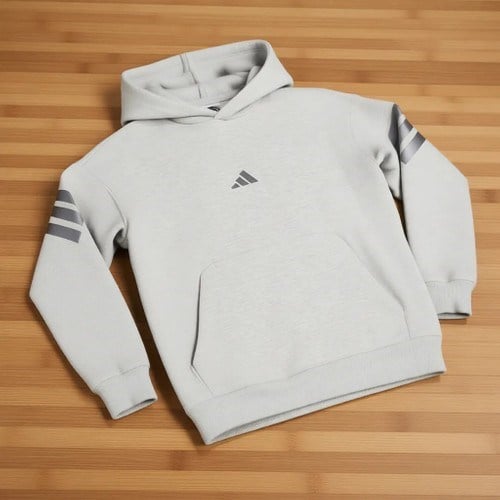 adidas M FI3SHD HLD Gri Erkek Loose Fit Düz Desenli Sweatshirt Sezonluk