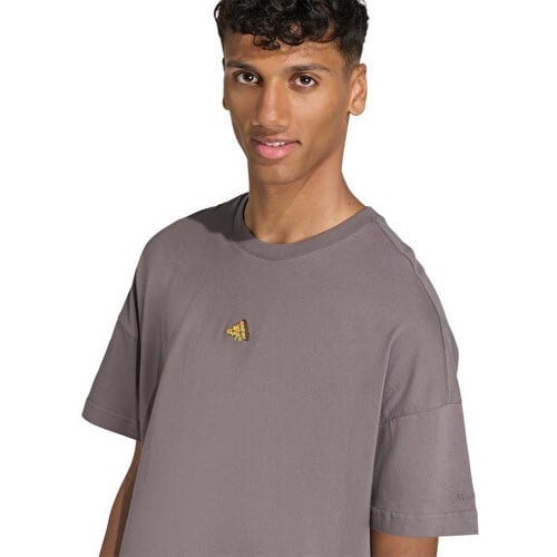 Adidas M Fn T-Shirt Erkek Günlük Tişört JV7965 Gri