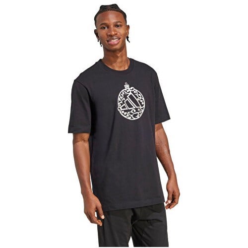 Adidas M Hol Met T Erkek Günlük Tişört JM6437 Siyah