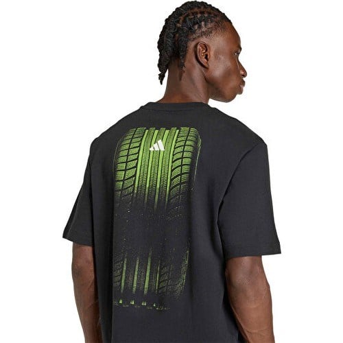 Adidas M Mts Burn T Erkek Günlük Tişört JZ5053 Siyah
