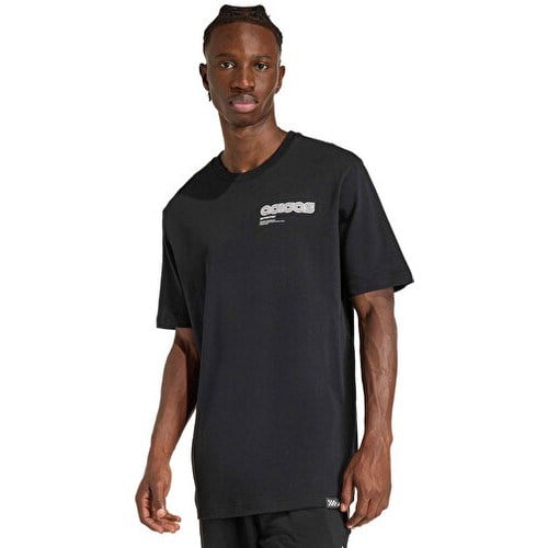 Adidas M Mts Burn T Erkek Günlük Tişört JZ5053 Siyah