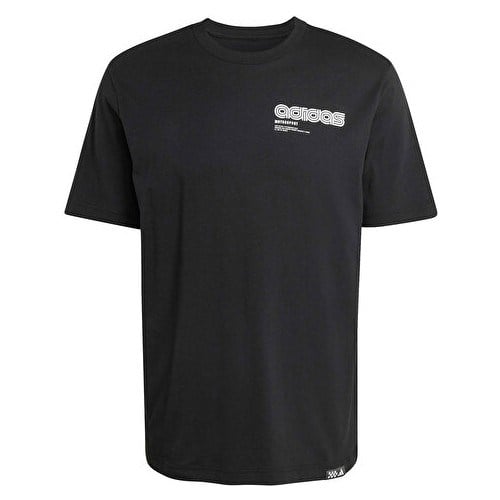 Adidas M Mts Burn T Erkek Günlük Tişört JZ5053 Siyah