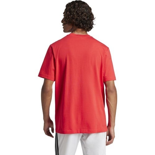 adidas M Sl Sj T Erkek Günlük Tişört JF1095 Kırmızı